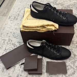 Louis Vuitton Black and White Men's Sneakers